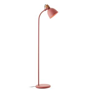 Brilliant Lámpara de pie Erena, cabezal orientable, rojo