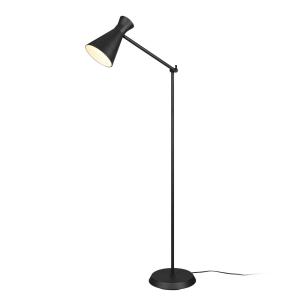 Reality Leuchten Lámpara de pie Enzo, altura 150 cm, negro