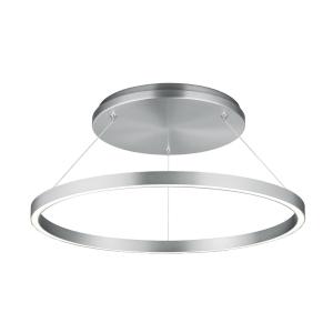 Knapstein Colgante LED Lisa-D, forma de anillo, níquel mate