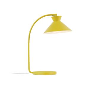 Nordlux Lámpara de mesa Dial de metal, amarillo