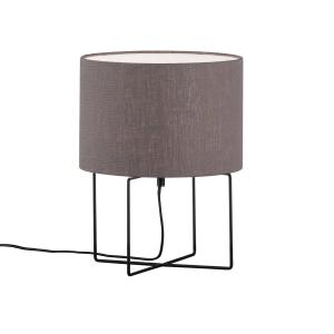 FISCHER & HONSEL Lámpara de mesa Java con pantalla de lino…