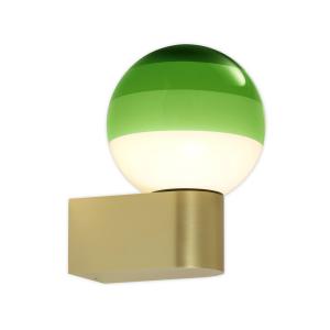 MARSET Dipping Light A1 Aplique de pared LED, verde/oro