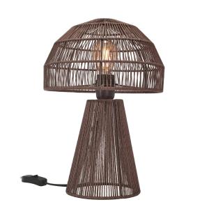 PR Home Porcini lámpara de mesa alto 37 cm marrón