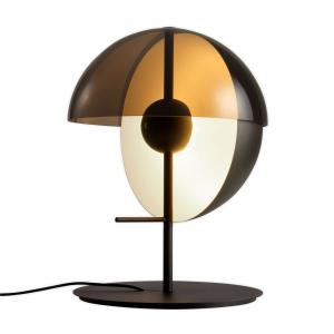 MARSET Theia M lámpara de mesa LED Ø 32 cm negro