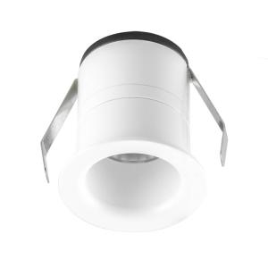 EVN Noblendo Lámpara de techo empotrable LED blanca Ø 4,5 c…