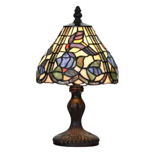 Clayre&Eef Lámpara de mesa 5LL-6181 en estilo Tiffany, Ø 18…