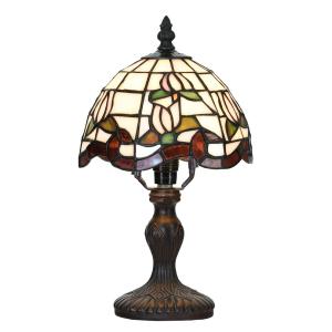 Clayre&Eef Lámpara de mesa 5LL-6180 en diseño Tiffany