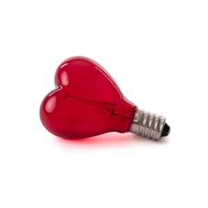 SELETTI E14 1W bombilla LED 5V, Mouse Lamp, corazón rojo