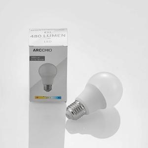 Arcchio Bombilla LED E27 A60 4,9W 3.000K opalino 3 ud