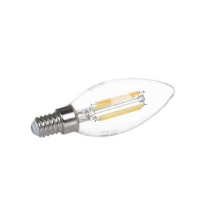 Prios Smart LED bombilla vela transparente E14 4.2W Tuya WL…