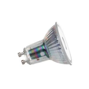 Prios Smart LED, GU10, cristal, 4,7 W, Tuya, WLAN, transpar…