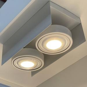MEGATRON Cardano foco de techo LED 2 luces blanco