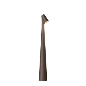 Vibia Africa lámpara de mesa LED altura 40cm marrón oscuro