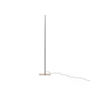 Carpyen Lámpara de pie LED Lineal, altura 180 cm, níquel