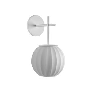 Carpyen Aplique Mei, bola de porcelana, texturizado blanco