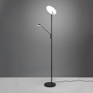 Trio Lighting Lámpara de pie LED Brantford de lectura negro…