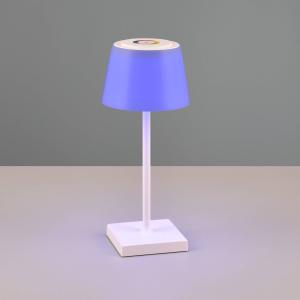 Reality Leuchten Lámpara de mesa LED Sanchez RGBW atenuador…