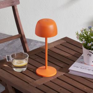 Lindby Arietty lámpara de mesa LED batería naranja