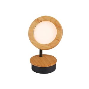 Lindby Manel foco LED madera 1 luz