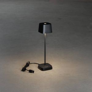 Konstsmide Lámpara de mesa LED Capri-Mini para exterior neg…