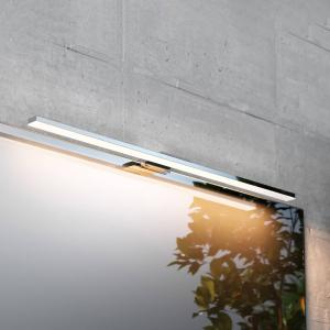 MCJ Lámpara de espejo LED Triga IP44, cromo, 60cm, 4.000K