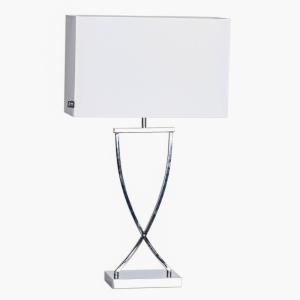 By Rydéns Omega lámpara de mesa cromo/blanco altura 69cm