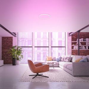 Briloner Lámpara de techo LED B smart RGBW atenuable blanco…