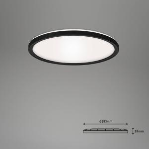Briloner Lámpara de techo LED Slim S atenuable CCT negro Ø…