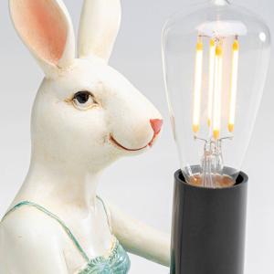 KARE Girl Rabbit lámpara de mesa de poliresina