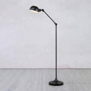 Markslöjd Lámpara de pie Portland, x2 ajustable, negro