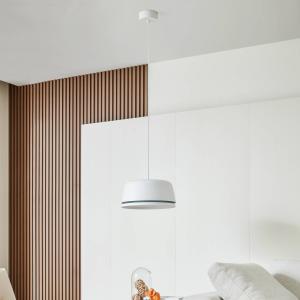 Lucande Faelinor Lámpara colgante LED, blanca