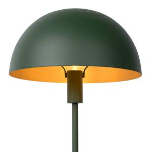 Lucide Lámpara de mesa de acero Siemon, Ø 25 cm, verde