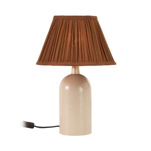 PR Home Riley lámpara de mesa, beige/marrón