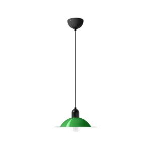 Stilnovo Lampiatta Lámpara colgante LED, Ø 28cm, verde