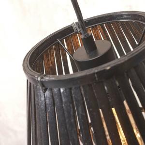 GOOD & MOJO Merapi lámpara colgante 30x30 negro