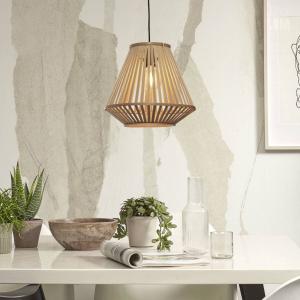 GOOD & MOJO Merapi lámpara colgante 30x30 natural