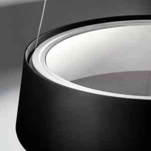 Lámpara colgante LED Oxygen de Stilnovo, negra, Ø 56 cm