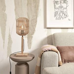GOOD & MOJO Tanami lámpara mesa alto 45 cm natural