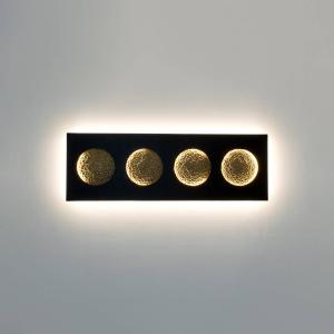 Holländer Aplique LED Fasi Della Luna, negro/oro