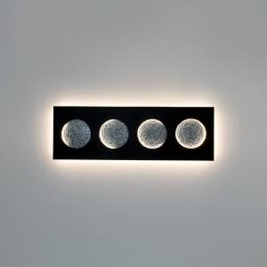 Holländer Aplique LED Fasi Della Luna, negro/plata