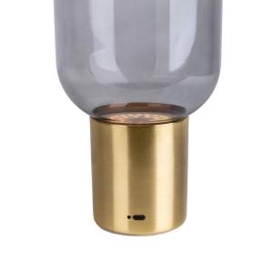 Näve Lámpara de mesa decorativa Albero batería, pie oro