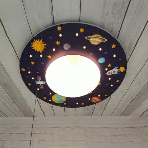 Niermann Standby Plafón Universo con lámpara estrellada LED…