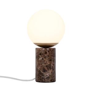 Nordlux Lámpara de mesa Lilly Marble base de mármol marrón…