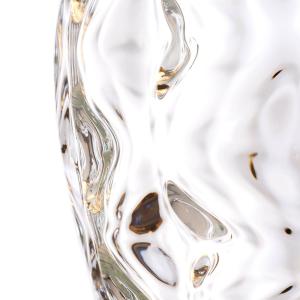 Quintiesse Lámpara de mesa Samara,, Ø 45,7 cm, transparente…