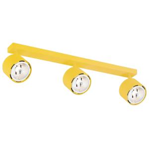 Argon Foco de techo Chloe ajustable 3 luces, amarillo