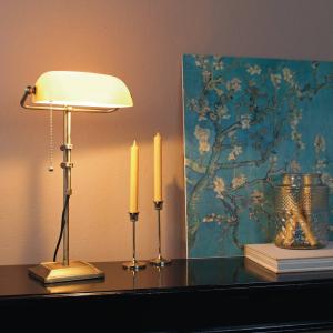 Steinhauer Lámpara de mesa Ancilla ajustable bronce/amarill…