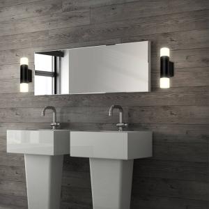 Briloner Lámpara LED cuarto de baño 2090025 2 luces, negro