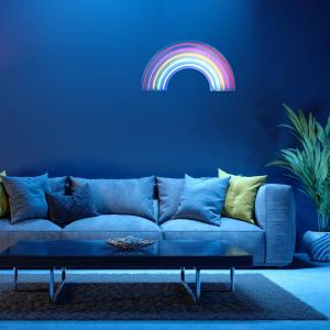 JUST LIGHT. Aplique LED Neon Rainbow, USB