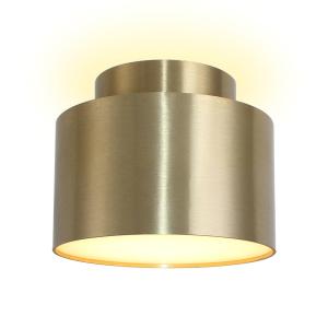 Foco LED Nivoria de Lindby, Ø 11 cm, dorado