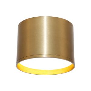 Foco LED Lindby Nivoria, Ø 12 cm, dorado
